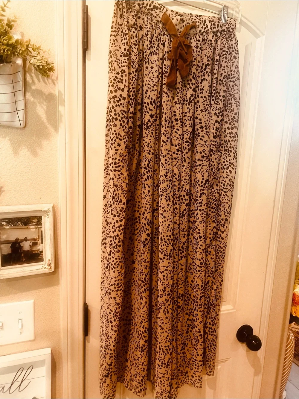 Free People Intimate Leopard Print Pants